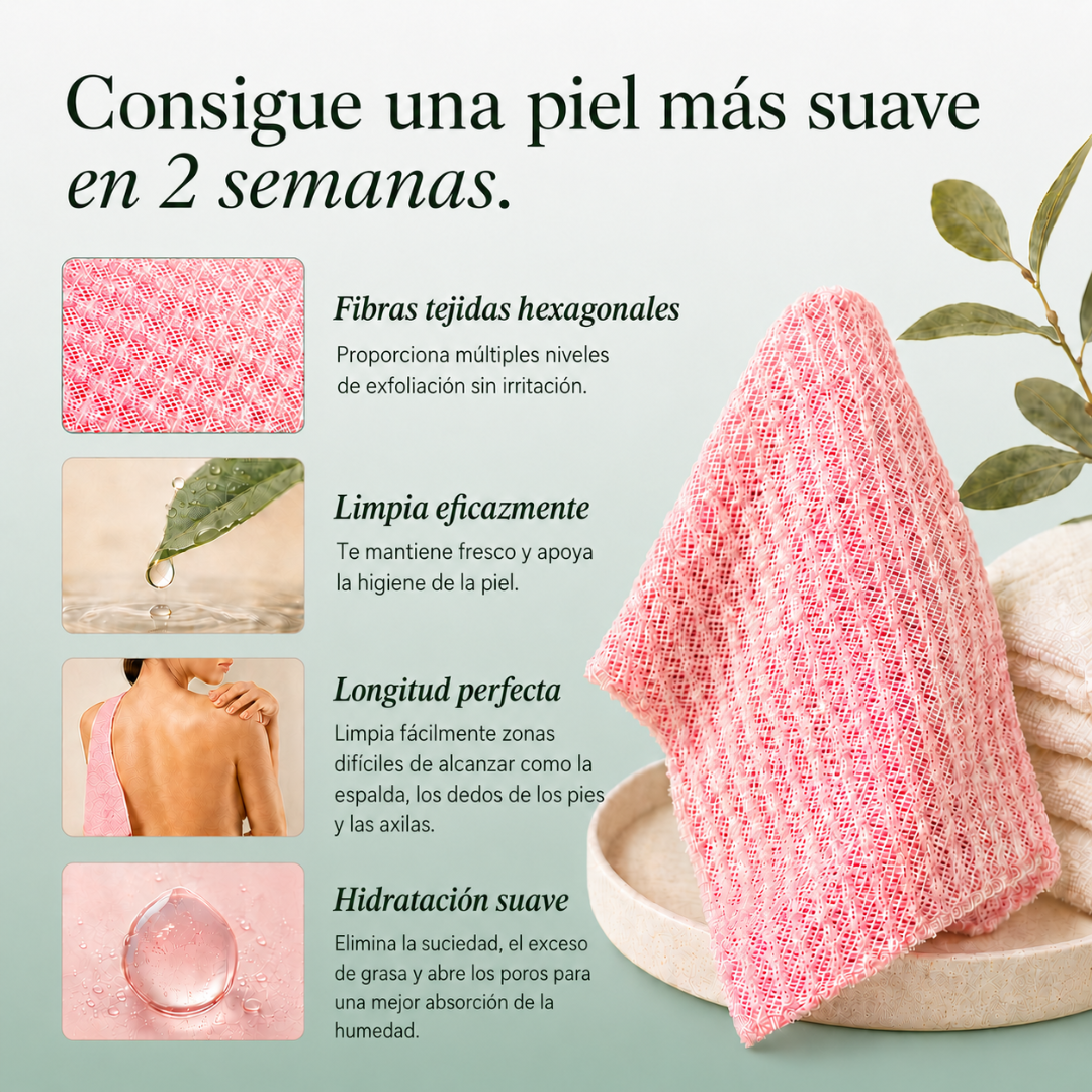 Toalla Exfoliante AntiBacterias Puric